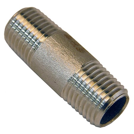 Gourmetgalley 0.25 in. Short Stainless Steel Nipple GO582833